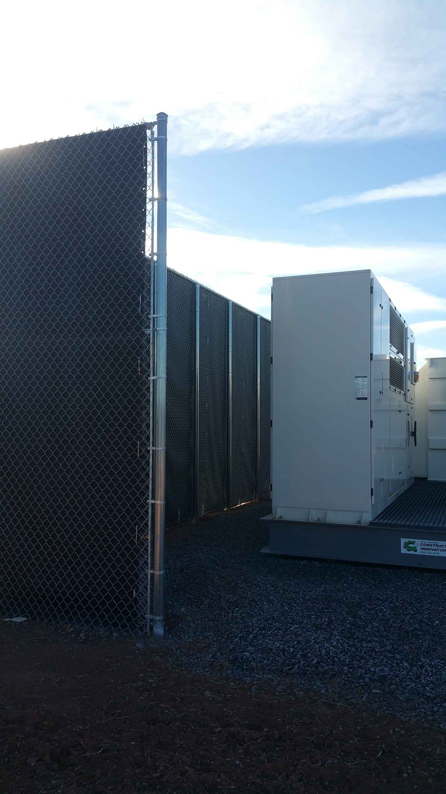 Solar Inverter Noise Barrier