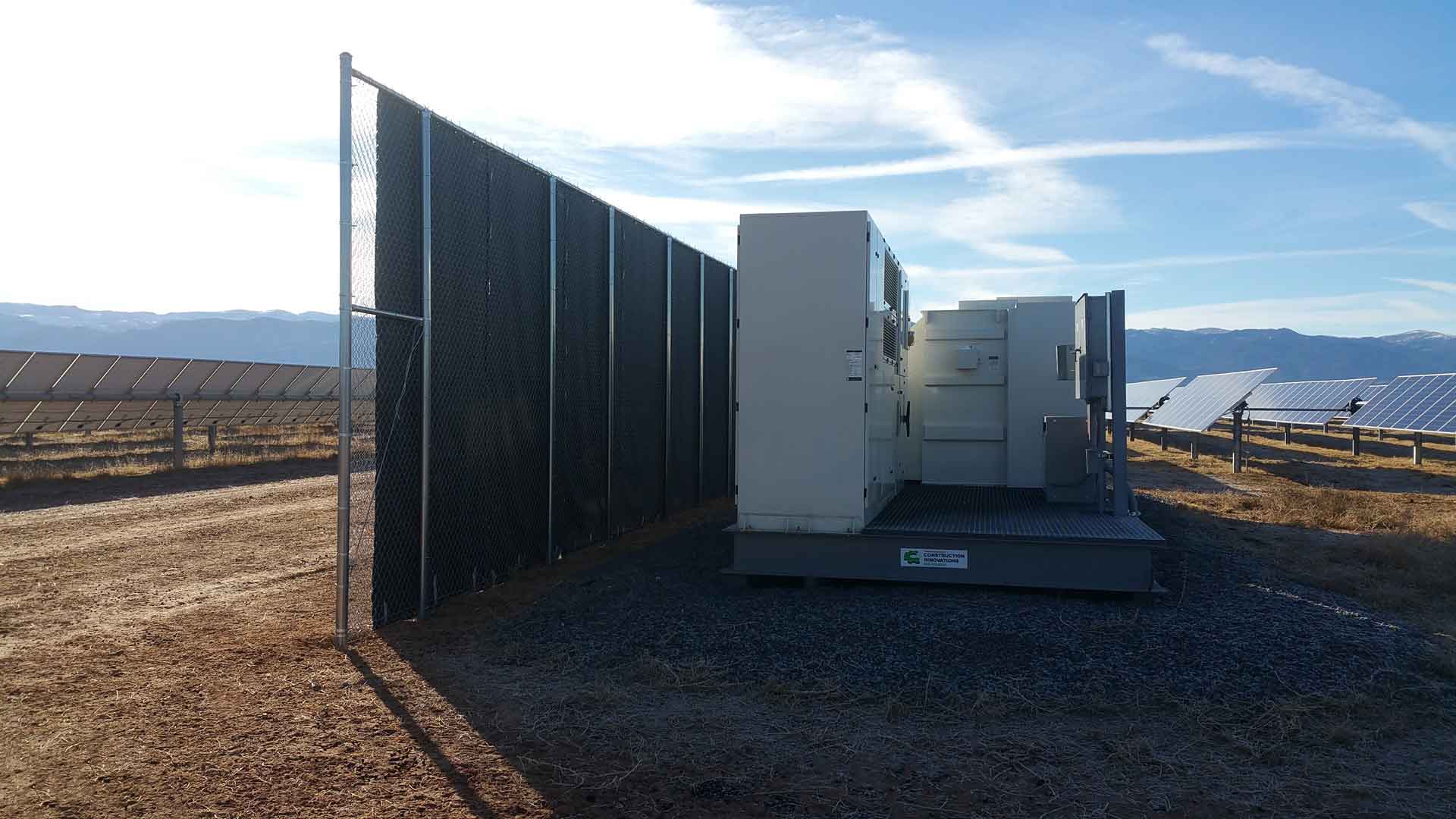 Solar Inverter Noise Barrier