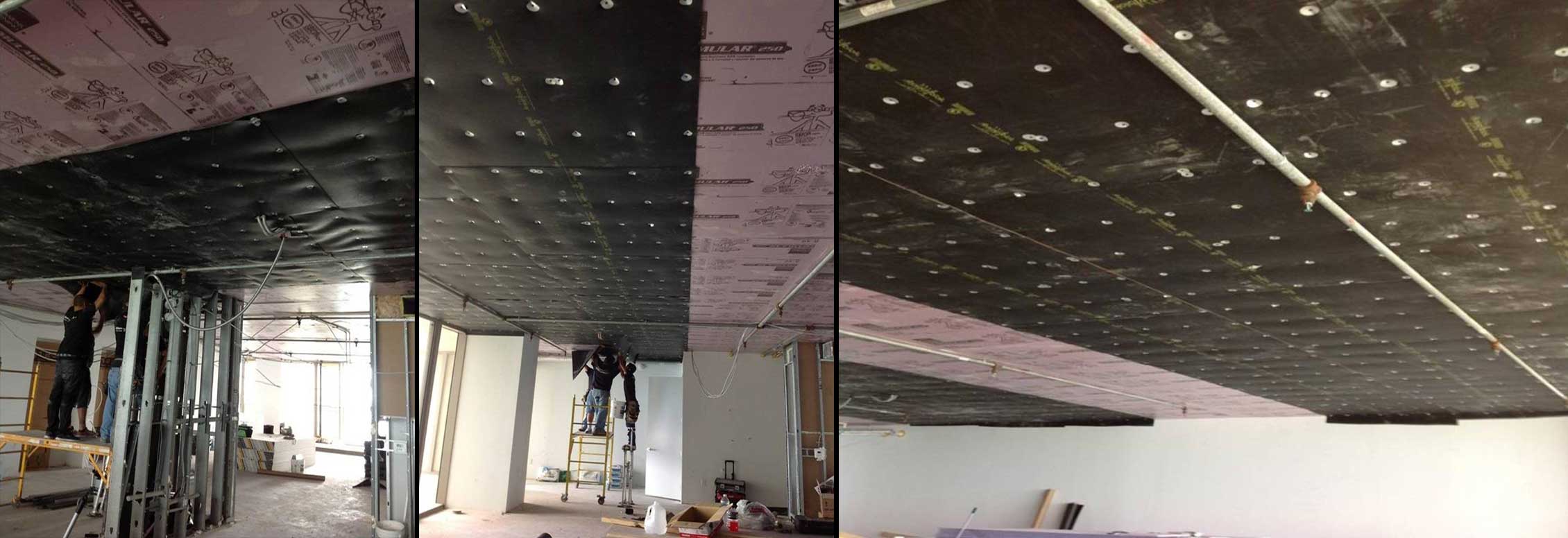 ACS Acoustiblok Ceiling Installation