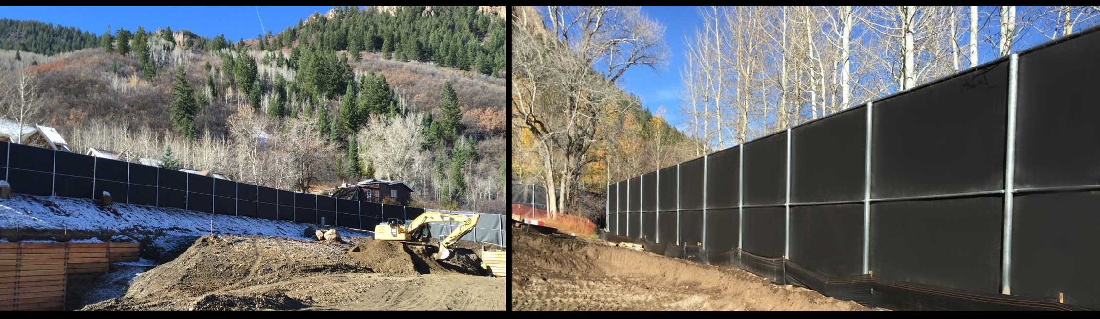 Construction Site Noise Barrier