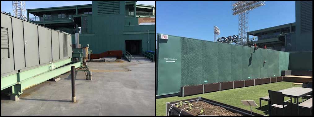 Fenway Park Noise Barrier