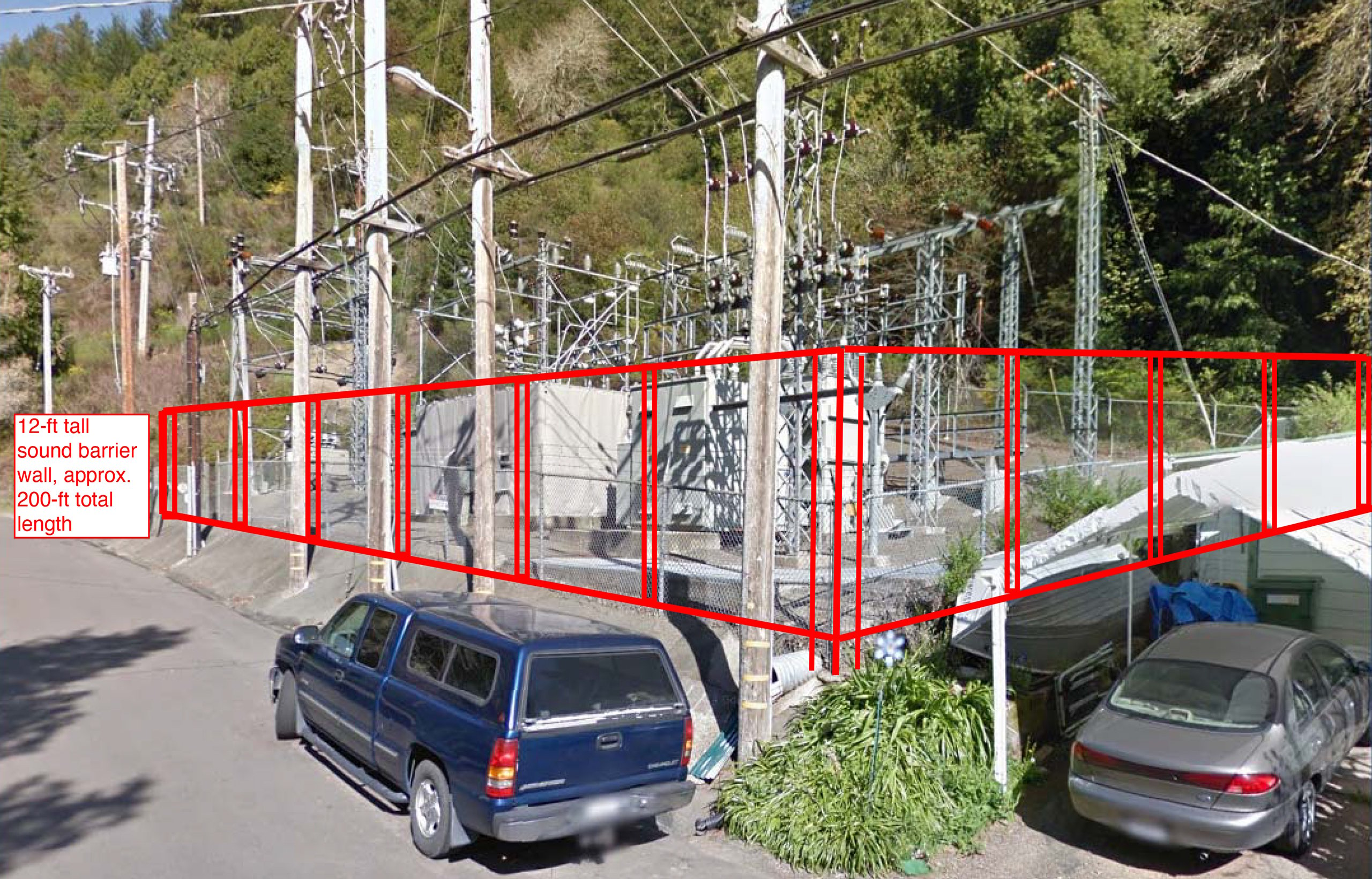 Electrical Transformer Noise Barrier