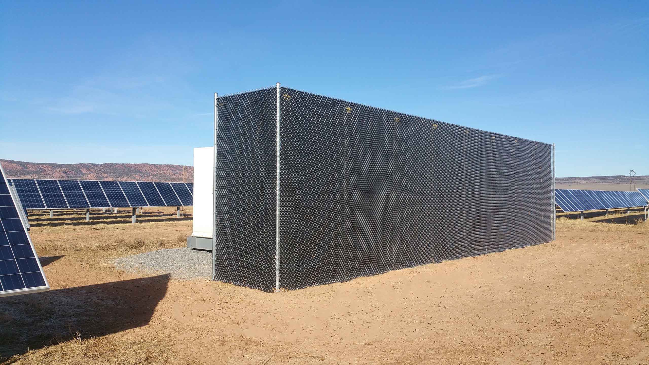 Solar Inverter Noise Barrier