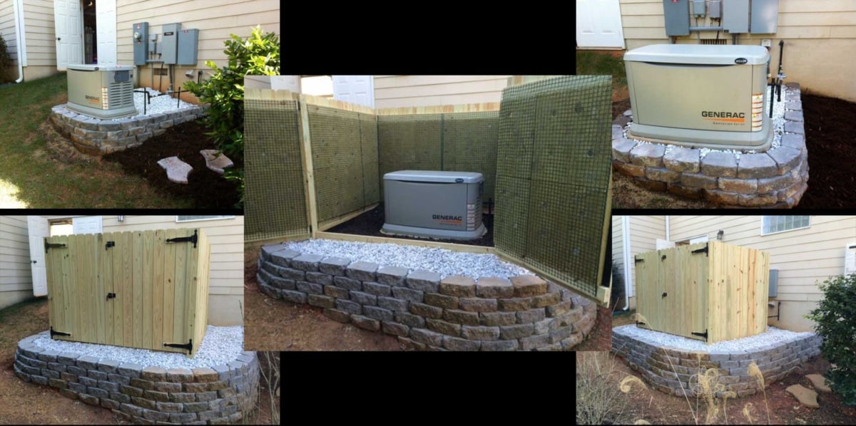 20KW Residential Generator Enclosure Acoustiblok site