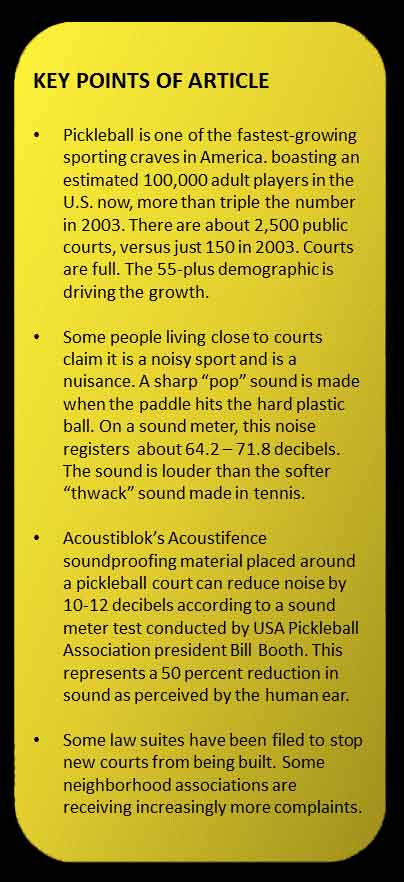 Pickleball Racket - Acoustiblok Website